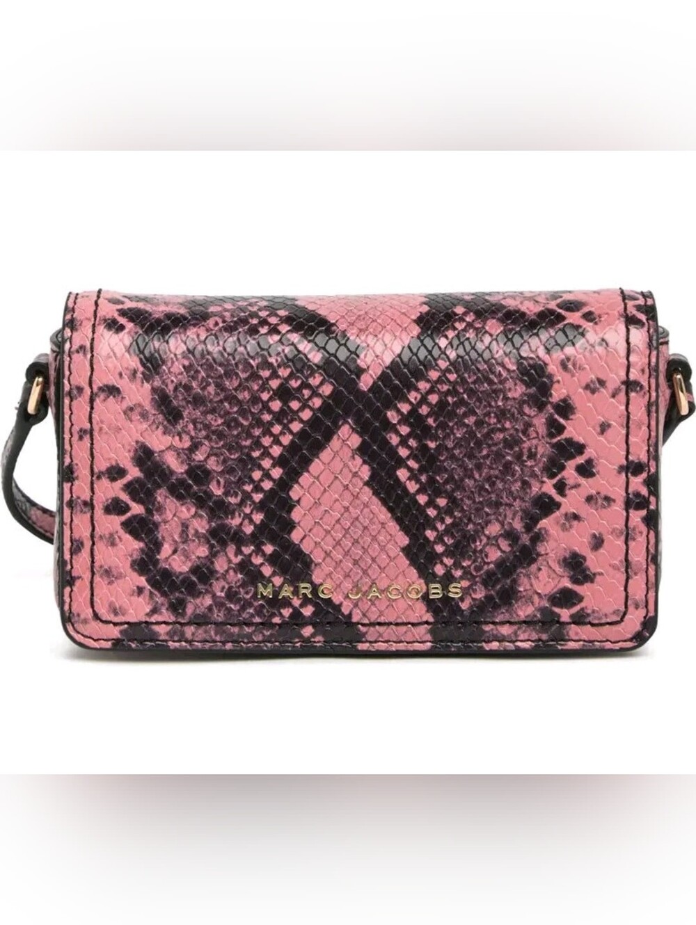 Marc Jacobs Snake Embossed Leather Mini Crossbody Bag